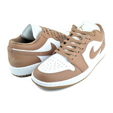 NIKE WMNS AIR JORDAN 1 LOW archaeo brown/archaeo brown DC0774-202画像