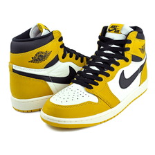 NIKE AIR JORDAN 1 RETRO HIGH OG yellow ochre/blk-sail DZ5485-701画像