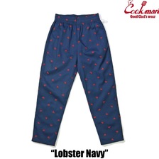 COOKMAN Chef Pants Embroidery Lobster Navy 231-51802画像