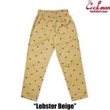 COOKMAN Chef Pants Embroidery Lobster Beige 231-51803画像