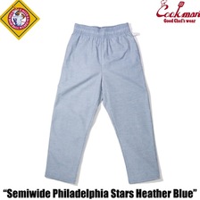 COOKMAN Chef Pants Semiwide Philadelphia Stars Heather Blue 231-51830画像