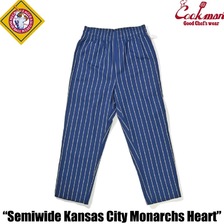 COOKMAN Chef Pants Semiwide Kansas City Monarchs Heart 231-51829画像