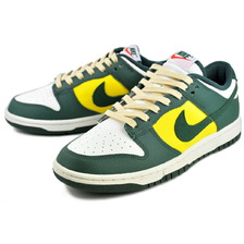 NIKE WMNS DUNK LOW SE sail/noble green-opti yellow FD0350-133画像