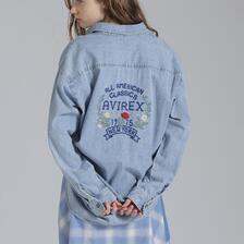 AVIREX HAND LIKE EMBROIDERY SHIRTS 7835120602画像