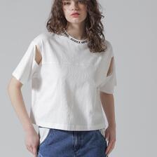 AVIREX OPEN COLLAR PRINT T-SHIRT 7835135602画像