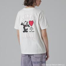 AVIREX &times; FELIX "FELIX THE CAT"T-SHIRT 7835135611画像