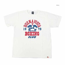 STUDIO D'ARTISAN USA COTTON PRINT T-SHIRT - BOXING - 8166A画像