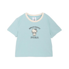 PUMA HELLO KITTY AND FRIENDS GRAPHIC BABY S/S TEE MODERN MINT 631613-67画像