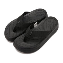 MALIBU SANDALS SURFRIDER PLATFORM BLACK/BLACK MSP080005画像