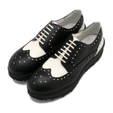 TRAVEL SHOES by chausser Active Wing tip shoes BL/WHC TRA-027画像
