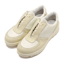 TRAVEL SHOES by chausser Active Leather sneakers CRM/WHC TRA-024画像