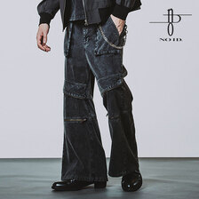 NO ID. フラップZIPワイドパンツ 856006-205P画像