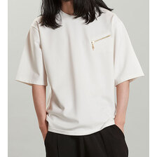 NO ID. クルーネックZIP-T 856006-210T画像