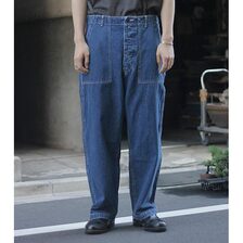 INTERIM USED SLUB YARN DENIM BAKER PANTS IT25S043画像