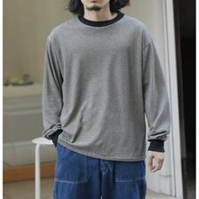 INTERIM COTTON HEMP BORDER L/S TEE IT25S181画像