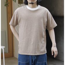 INTERIM COTTON HEMP BORDER TEE IT25S179画像