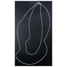 INTERIM TAXCO SILVER CIRCLE CHAIN PAIR NECKLACE IT25S367画像