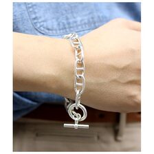 INTERIM TAXCO SILVER ANCHOR BRACELET IT25S317画像