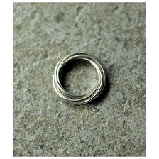 INTERIM TAXCO SILVER FIVE LINK RING IT25S409画像