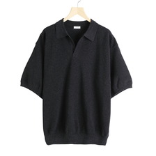 crepuscule Moss Stitch Polo 2501-011画像
