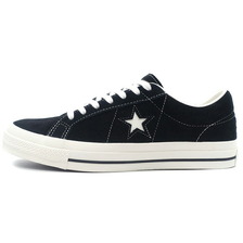 CONVERSE ONE STAR SUEDE BLACK 35200860画像