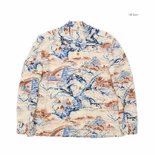 SUN SURF STORE LIMITED L/S RAYON HAWAIIAN SHIRT - SCENERY OF JAPAN - SS39422LS画像