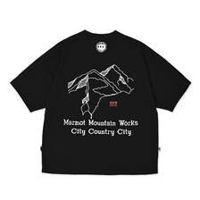CITY COUNTRY CITY &times; Marmot MMWCCC Everywhere T-shirt Words Of A Mountain MTSS25MST311CC画像