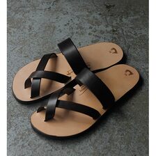 JUTTA NEUMANN Aruba Sandal Brown Latigo with Light sole画像