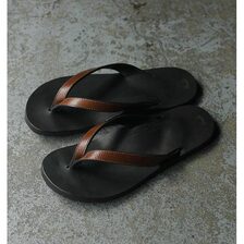 JUTTA NEUMANN KEY Sandal Chestnut SH with dark sole画像