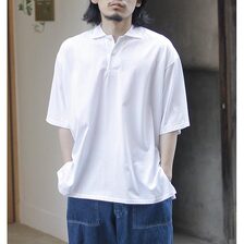 INTERIM HYPER BIG HIGH GAUGE SUVIN JERSEY POLO SHIRT IT25S107画像