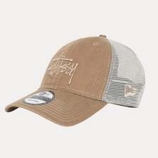 STUSSY NEW ERA 9TWENTY WASHED BASIC TRUCKER 1311164画像
