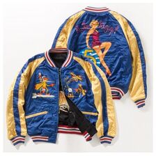 TOYS McCOY MARILYN MONROE SOUVENIR "SUKA"JACKET" ON THE WAY UP TMJ2501画像