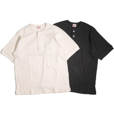 Healthknit Thermal King Raschel Honeycomb Henleyneck S/S 52028画像