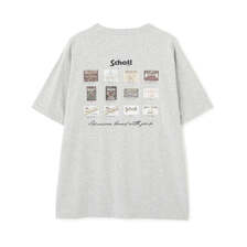 Schott T-SHIRT ARCHIVE TAG 7825134021画像