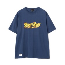 Schott T-SHIRT FLAME LOGO 7825134018画像