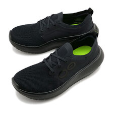 OOFOS Men's OOmy Stride Black/Black 2000930052251画像