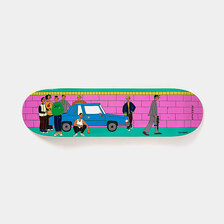 APPLEBUM &times; JUTA SVOGG "ACT A FOOL" Skate Deck JU2421002画像
