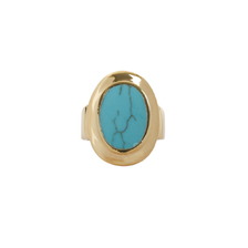 XOLO JEWELRY Amulet Ring with Turquoise -Gold- XOR075-GOLD[画像