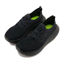 OOFOS Women's OOmy Stride Black/Black 2000920052251画像