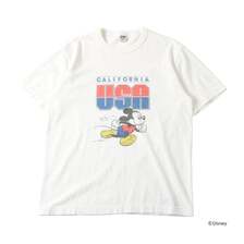 BARNS Mickey Mouse &ldquo;STANDARD&rdquo; TSURIAMI Crew Neck Print T-Shirt BR-25178画像