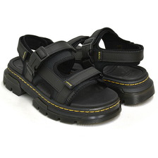 Dr.Martens FORSTER POLY WEBBING SANDALS BLACK - POLY RIP STOP ELEMENT 31560001画像