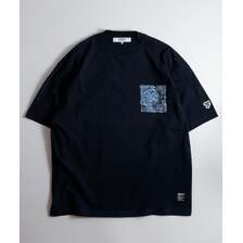 FDMTL BORO POCKET TEE NAVY FA25-TE12画像