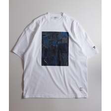 FDMTL PRINTED BORO TEE WHITE FA25-TE16画像