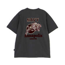 AVIREX MIL. ACADEMY T-SHIRT "US.NAVY" 7835134027画像