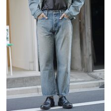 INTERIM SHABBY VINTAGE "1947XX" SHUTTLE DENIM TROUSERS IT25S031画像