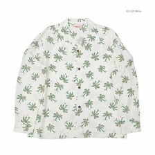 SUN SURF STORE LIMITED L/S RAYON HAWAIIAN SHIRT - SCATTERED PALMTREE - SS39427LS画像