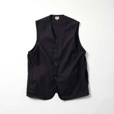 GOLD COTTON &times; SILK DUCK WORK VEST GL15677画像