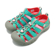 KEEN YOUTH NEWPORT H2 BRIGHT-AQUA/PINK-A-BOO 1030792画像
