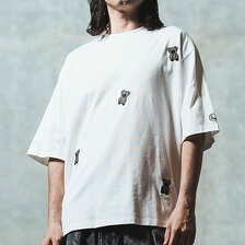 GLIMCLAP Dotted with embroidery T-shirt 18-059-GLS-CF画像