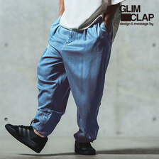 GLIMCLAP Color scheme design & balloon silhouette pants -light ounce denim- 18-055-GLS-CF画像